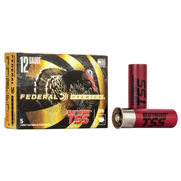 FEDERAL AMMO 12ga 3" HVY-TSS TURKEY 1.75oz #7 5bx 10cs