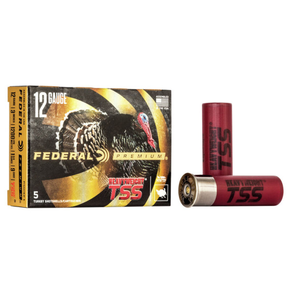 FEDERAL AMMO 12ga 3" HVY-TSS TURKEY 1.75oz #9 5bx 10cs