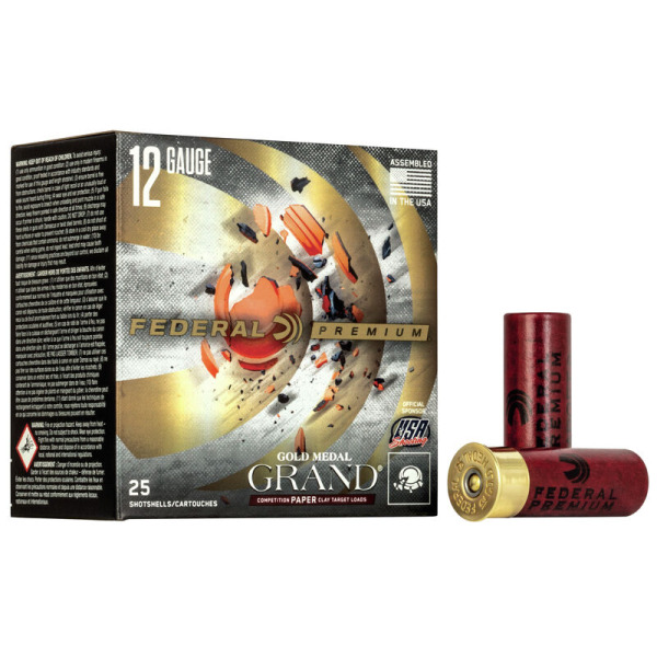 FEDERAL GM 12ga GRAND PAPER HDCP 1-1/8oz #8 250/cs
