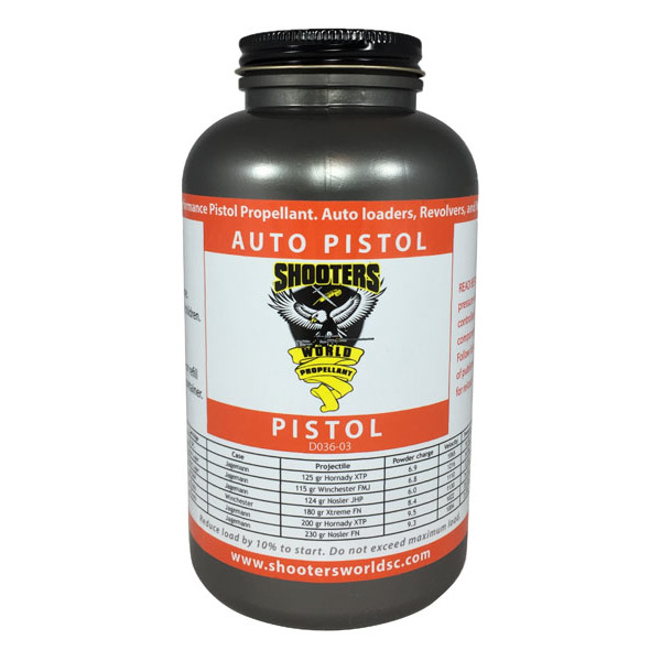 Shooters World Auto Pistol Smokeless Gun Powder In Stock Now For Sale Near Me Online Buy Cheap| Reviews| Reloading Data| Burn Rate| Coupon|