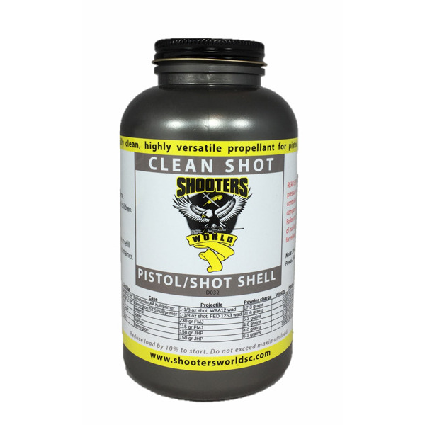 Shooters World Clean Shot Smokeless Powder 1 Pound