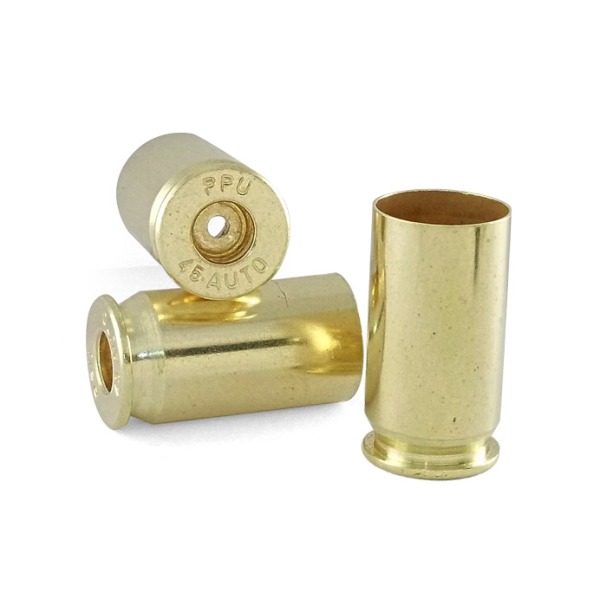 Prvi Partizan Brass 45 Auto Unprimed Bag of 50