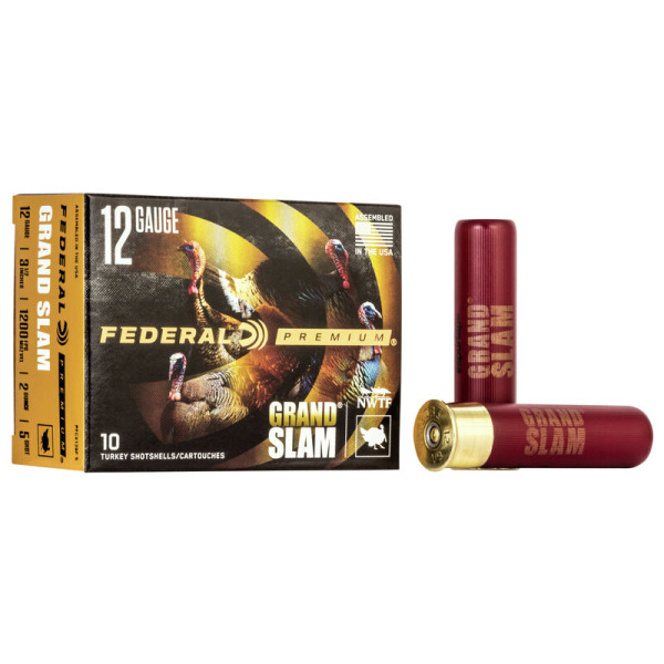 FEDERAL AMMO GS TURKEY 12GA 3.5" MAX 2oz #5 10/bx 5/c