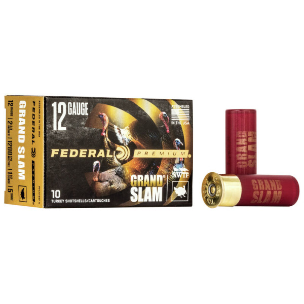 FEDERAL AMMO GS TURKEY 12GA 2 .75" MAX 1-1/2oz #5 10/bx