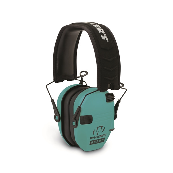 WALKERS RAZOR SLIM 23dB ELEC MUFF LIGHT TEAL 4/CS