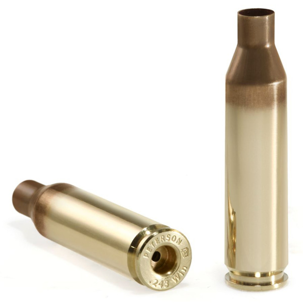 Peterson Brass 243 Winchester Unprimed Bulk Box of 500