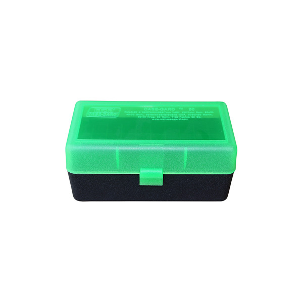 MTM RIFLE FLIP-TOP 50rd WSSM/500SW CLR/GRNBLK 24c