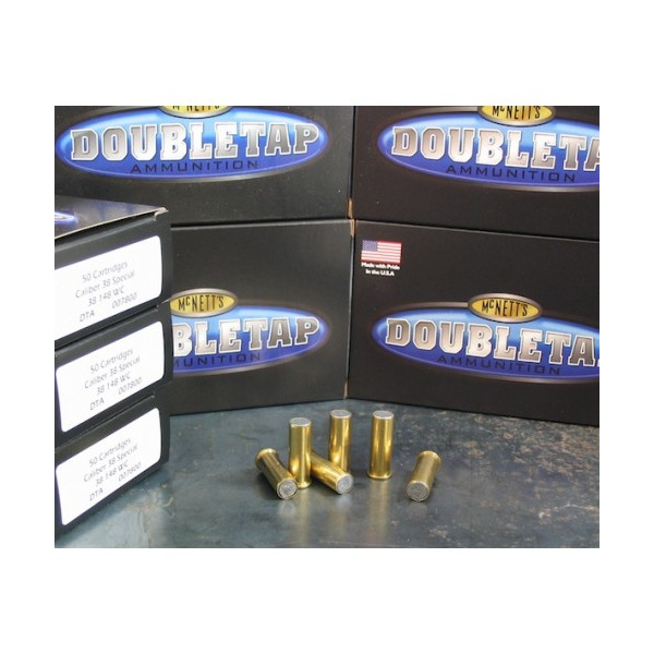 DOUBLETAP AMMO 38 SPL 148gr FULL WADCUTTER/MATCH 50/BX