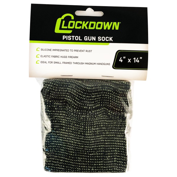 LOCKDOWN GUN SOCK PISTOL 4x14"