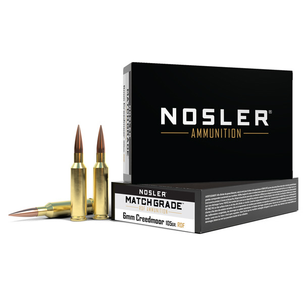 Nosler Ammo 6MM Creedmoor 105gr RDF 20 per box