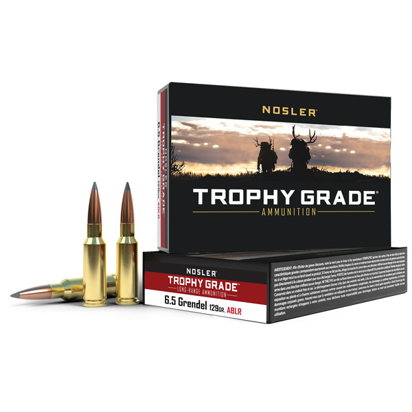 Nosler Ammo 6.5 Grendel 129gr AccuBond LR 20 per box