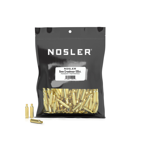 NOSLER BRASS 6MM CREEDMOOR UNPRIMED 100/bag