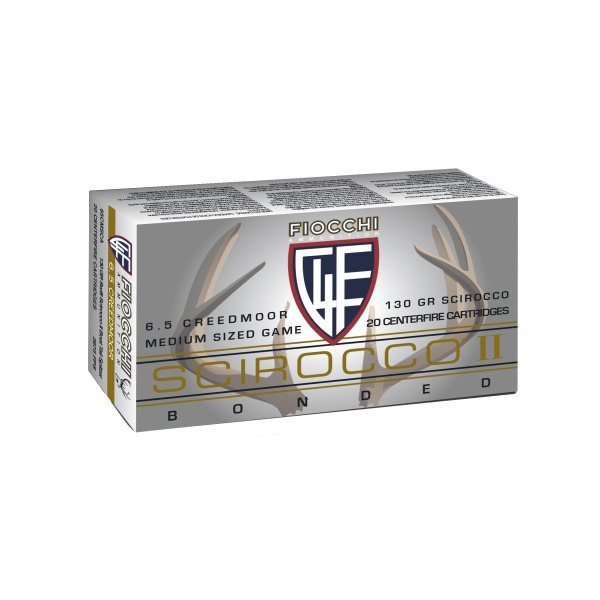 Fiocchi Ammo 6.5MM Creedmoor 130gr Scirocco 20 per box