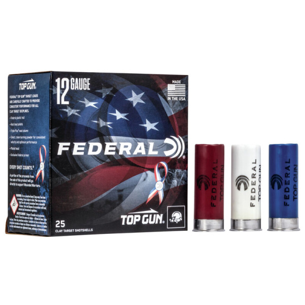 FEDERAL T-GUN 12ga RWB 2-3/4" 1-1/8oz 1145fps #8 250/cs