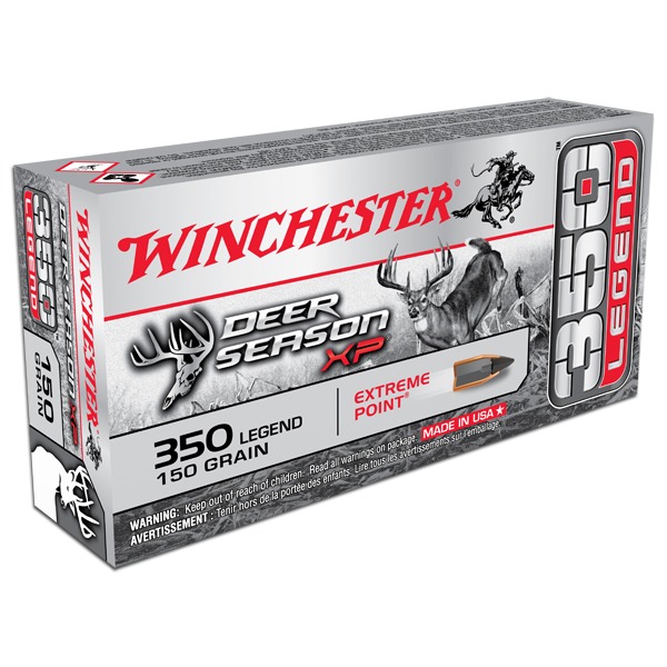 WINCHESTER AMMO 350 LEGEND DEER- SEASON 150gr EP 20/b 10/c