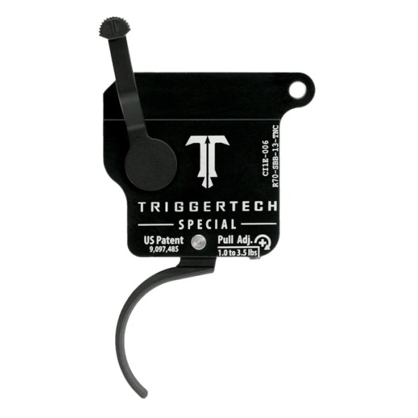 TRIGGERTECH REMINGTON CLONE RH SPECIAL CURVED 1-3.5LB BK