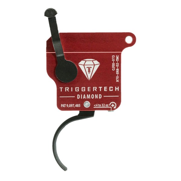 TRIGGERTECH REMINGTON CLONE RH DIAMOND CURVED .3-2LB BLK