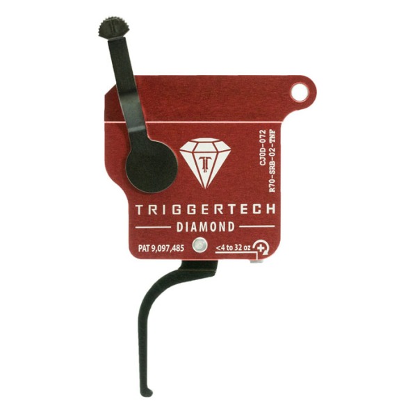 TRIGGERTECH REMINGTON CLONE RH DIAMOND FLAT .3-2LB BLACK