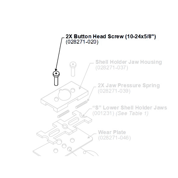 FORSTER CO-AX PRESS BUTTON HEAD SCREW