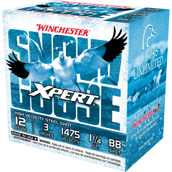 WINCHESTER XPERT SNOW GOOSE 12ga 3in 1-1/4oz BB 25/b 10/c