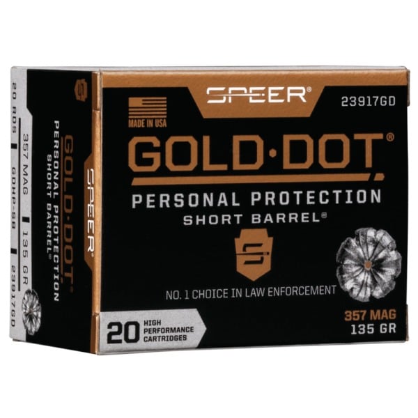 Speer Ammo 357 Mag 135gr GDHP-SB 20 per box