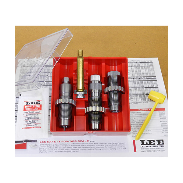 LEE 7MM REMINGTON MAG 3 DIE SET w/FACTORY CRIMP, S/H #5
