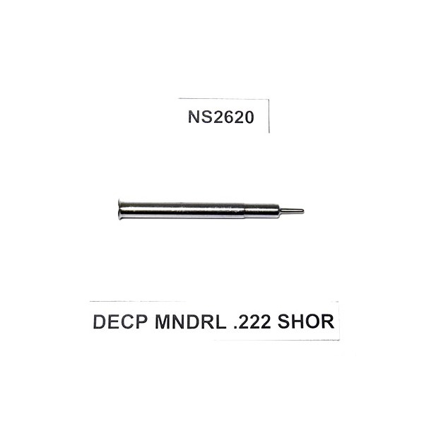 LEE SPARE DECP MANDREL .222 SHORT **NS2620**