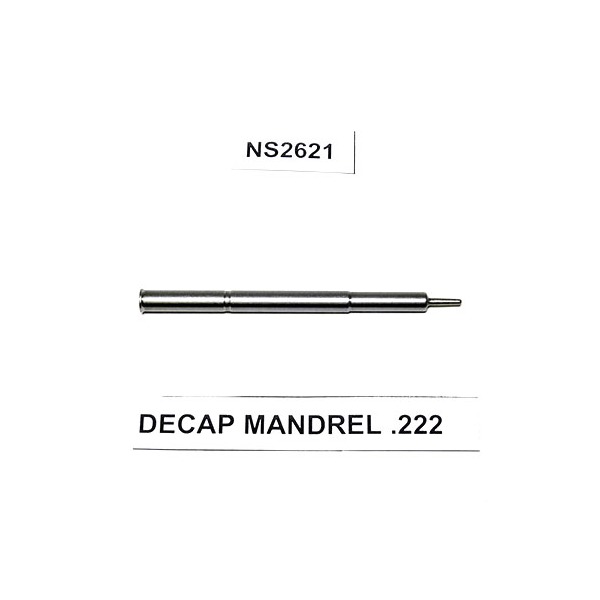LEE SPARE DECAP MANDREL 0.222 **NS2621**