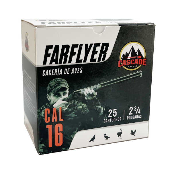 CASCADE AMMO 16ga 2.75" 1275fps 1-1/8 #6 25b 10c