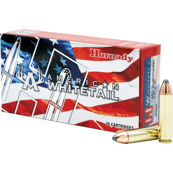 Hornady Ammo 450 Bushmaster 245gr Interlock® American Whitetail® Box of 20