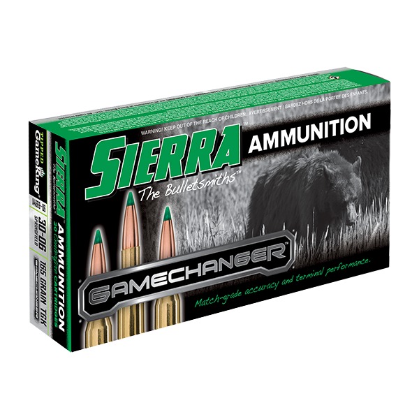 SIERRA AMMO 30-06 165gr TGK GAMECHANGER 20b 10c