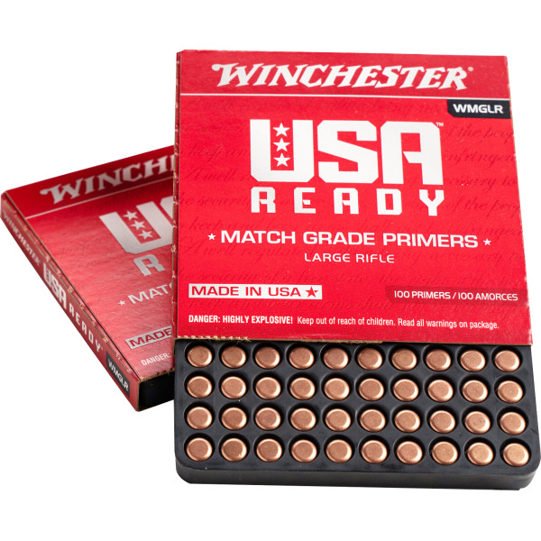WINCHESTER PRIMER LARGE RIFLE MATCH 1000/BOX