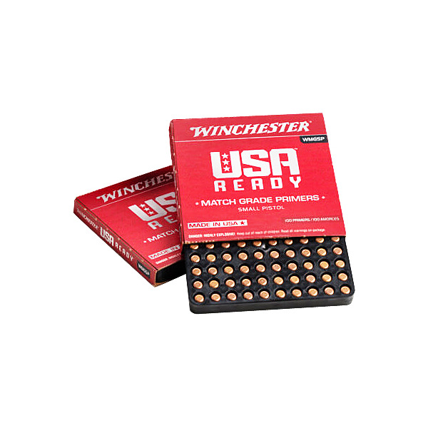 WINCHESTER PRIMER SMALL PISTOL MATCH 1000/BOX