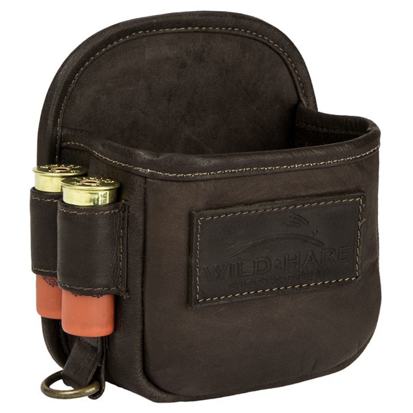 WILD HARE LEATHER 1-BOX SHELL CARRIER w/BELT CLIP
