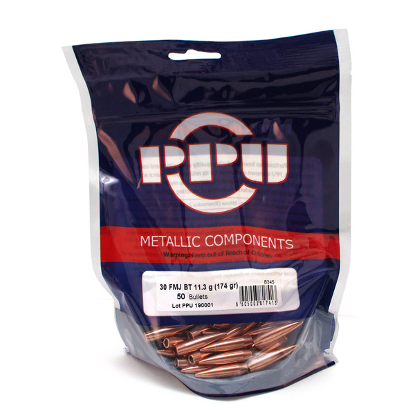 Prvi Partizan Bullet 30cal (.308) 174gr FMJ-BT 50 per bag