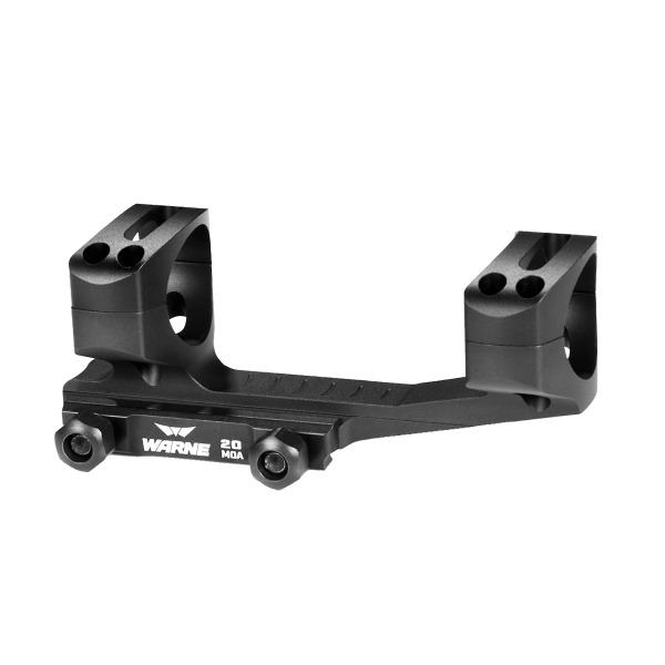 WARNE RAIL 20MOA EXT SKLT 30MM MSR MOUNT BLACK