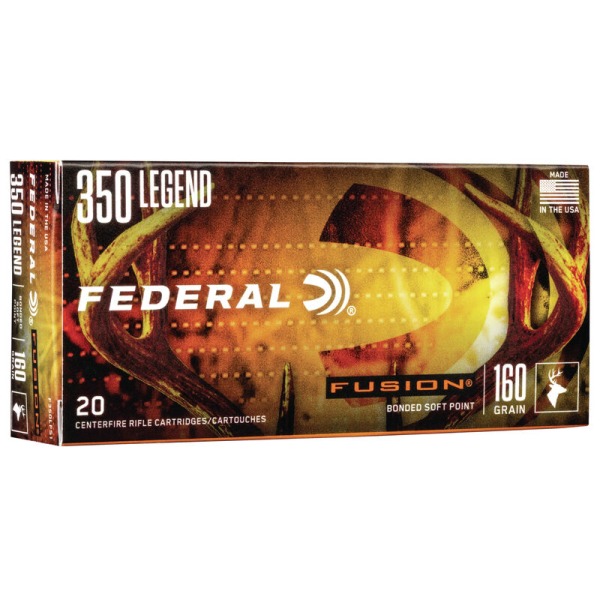 FEDERAL AMMO 350 LEGEND 160gr FUSION SP 20/bx 10/cs