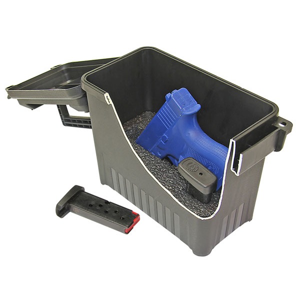 MTM TACTIACAL PISTOL CASE SUBCOMPACT DARK GRAY