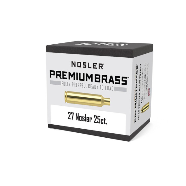 NOSLER BRASS 27 NOSLER UNPRIMED 25/bx