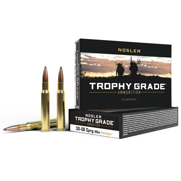 NOSLER AMMO 30-06 180gr Partition 20/bx 10/cs