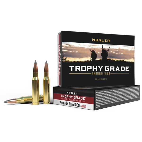 NOSLER AMMO 7MM-08 150gr ABLR 20/bx 10/cs