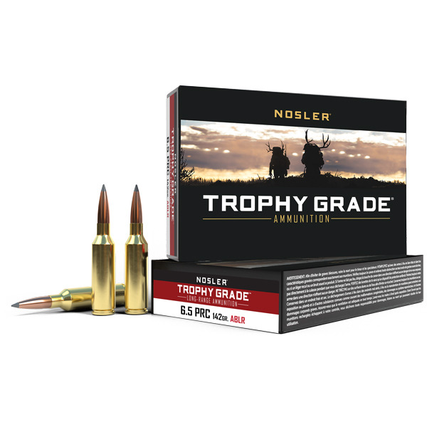 NOSLER AMMO 6.5 PRC 142gr ABLR 20/bx 10/cs