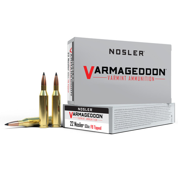 NOSLER AMMO 22 NOSLER 53g VG FBTipped 20/bx 10/cs