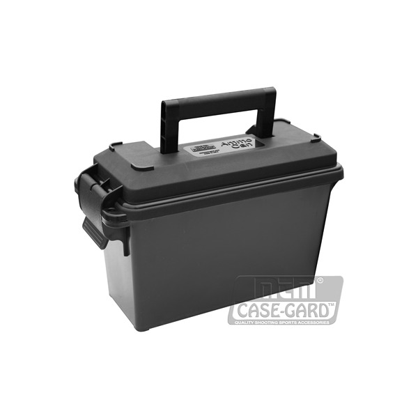 MTM 30c AMMO CAN TALL BLACK 8/CS