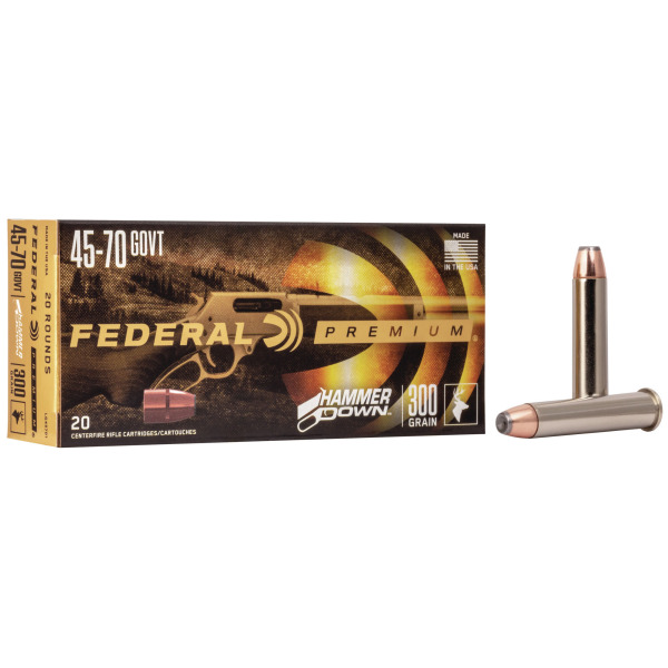 FEDERAL AMMO 45-70 300gr BSP HAMMER DOWN 20/bx 10/cs
