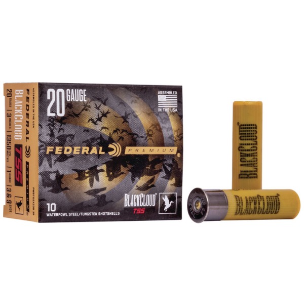 FEDERAL AMMO 20ga 1oz 3" BLK- CLD FS 3 TSS #9 10bx 10cs