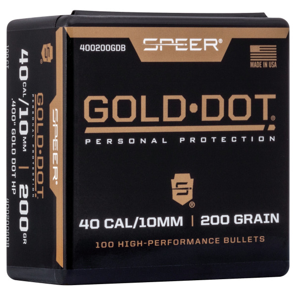 SPEER 10MM(.400) 200gr HP GD BULLET 100/bx