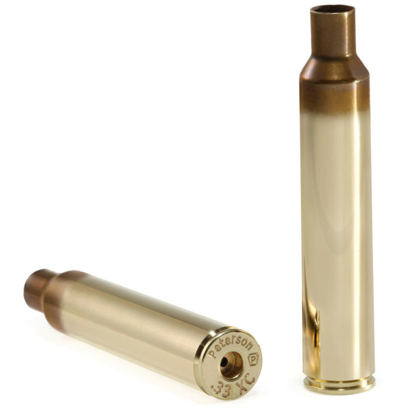 Peterson Brass 33 XC Unprimed Bulk Box of 250