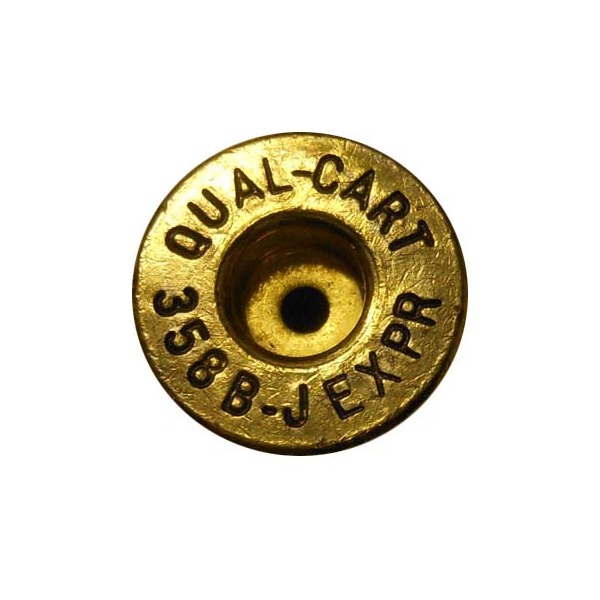 QUALITY CARTRIDGE BRASS 358 B-J EXPRESS UNPRIMED 20/BAG