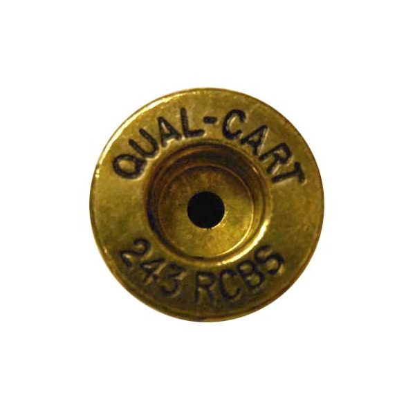 QUALITY CARTRIDGE BRASS 243 RCBS UNPRIMED 20/BAG